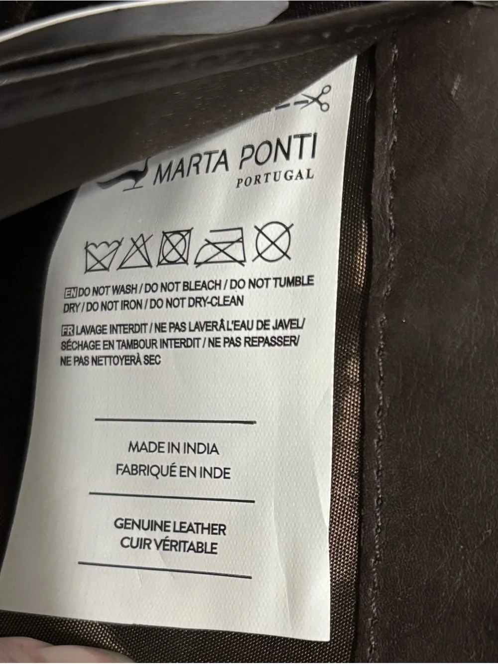 Marta Ponti Patchwork Haircalf Leather Wallet
